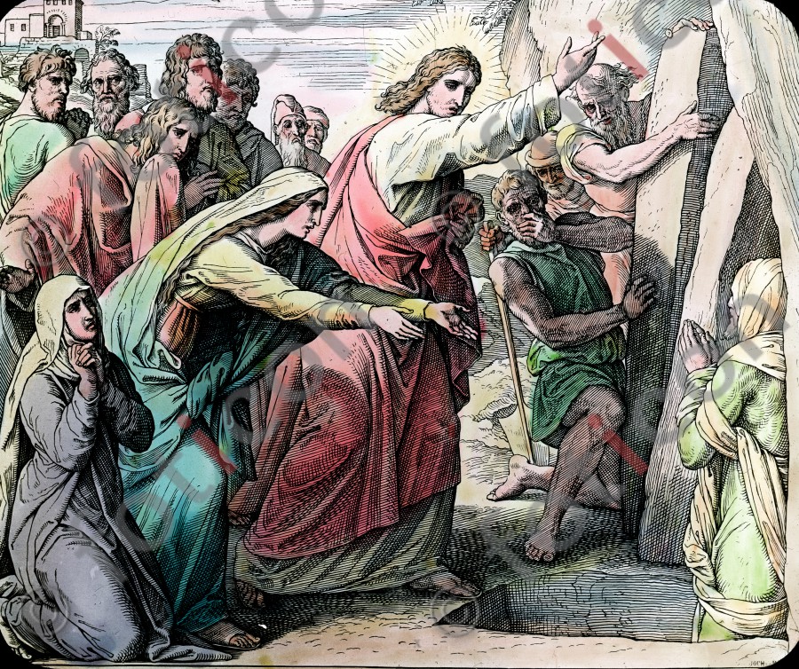 Die Auferweckung des Lazarus | The Raising of Lazarus - Foto foticon-simon-043-035.jpg | foticon.de - Bilddatenbank für Motive aus Geschichte und Kultur